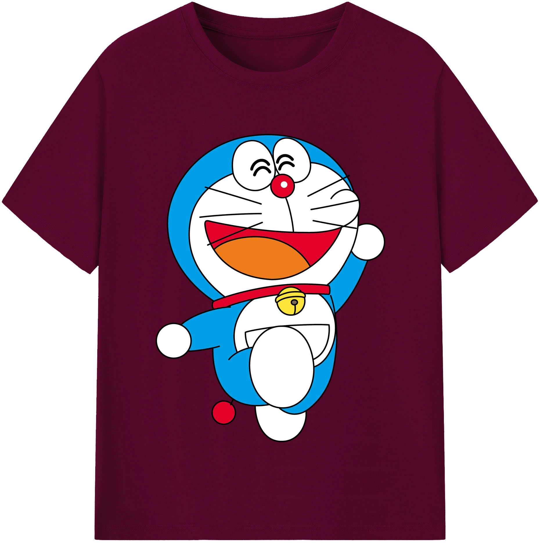 （画像用） ドラえもん Doraemon レディースカジュアルプリントTシャツ（綿100％）